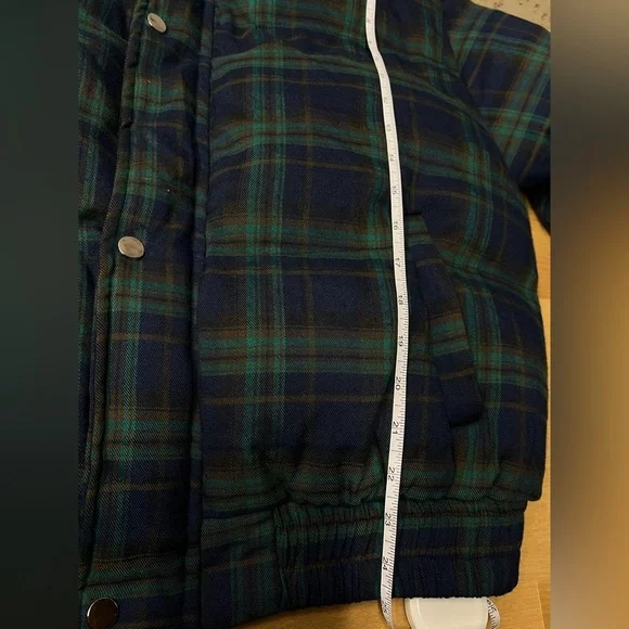 Cider Checkered Jacket in Green and Blue size Small - Picture 9 of 11